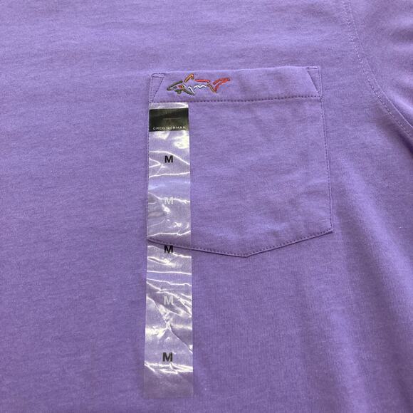 Greg Norman Men's Soft 100% Cotton Short Sleeve Pocket T-Shirt Lot Medium - Picture 7 of 12